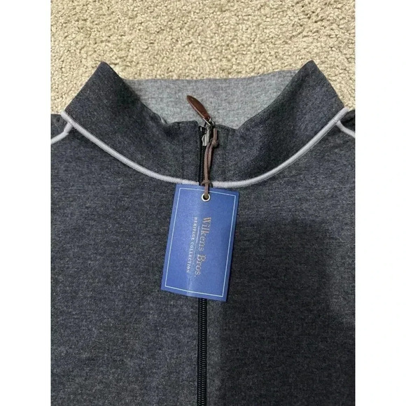 NWT WILKENS BROS Men’s Gray Reversible Cotton Blend Vest XXL Basic Staple Casual - Picture 4 of 9